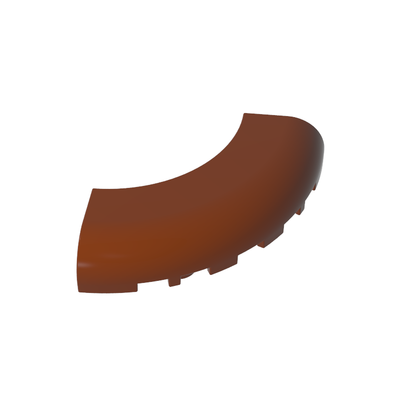24599 | Brick, Round Corner 5 x 5 without Studs