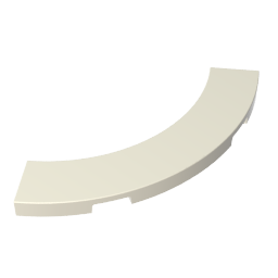 27507 | Tile, Round Corner 4 x 4 Macaroni