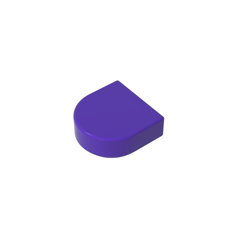 24246 | Tile, Round 1 x 1 Half Circle Extended
