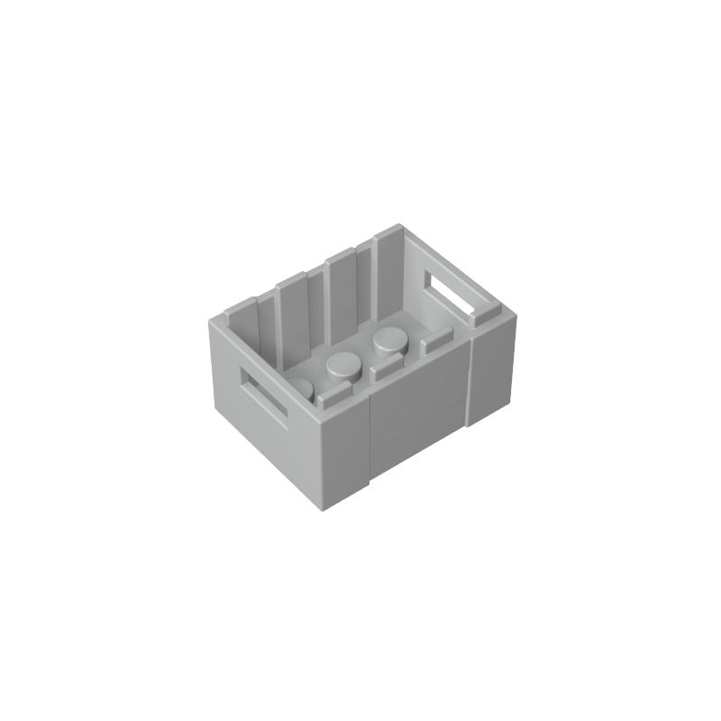 30150 | Container, Crate 3 x 4 x 1 2/3 with Handholds