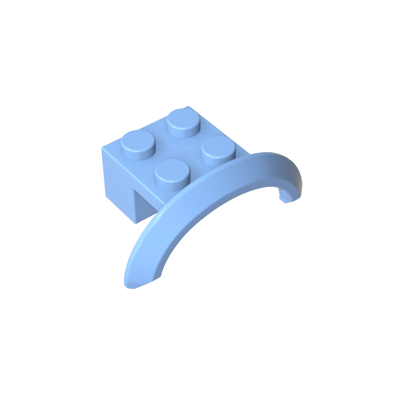 98282 | Vehicle, Mudguard 4 x 2 1/2 x 1 with Arch Round
