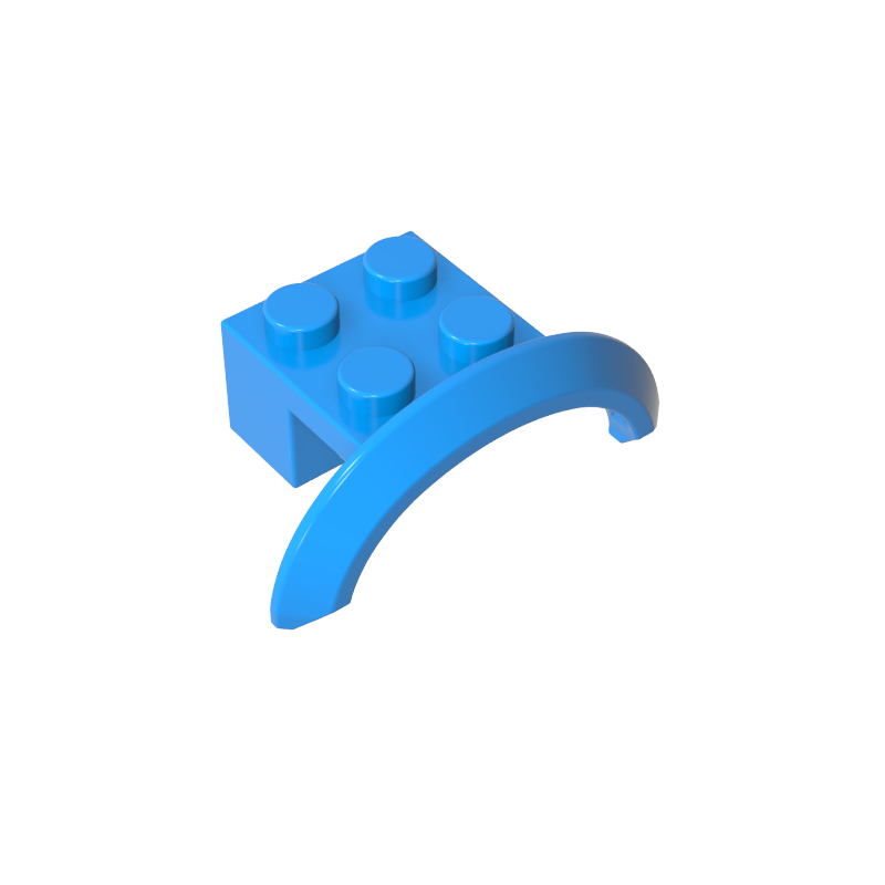 98282 | Vehicle, Mudguard 4 x 2 1/2 x 1 with Arch Round