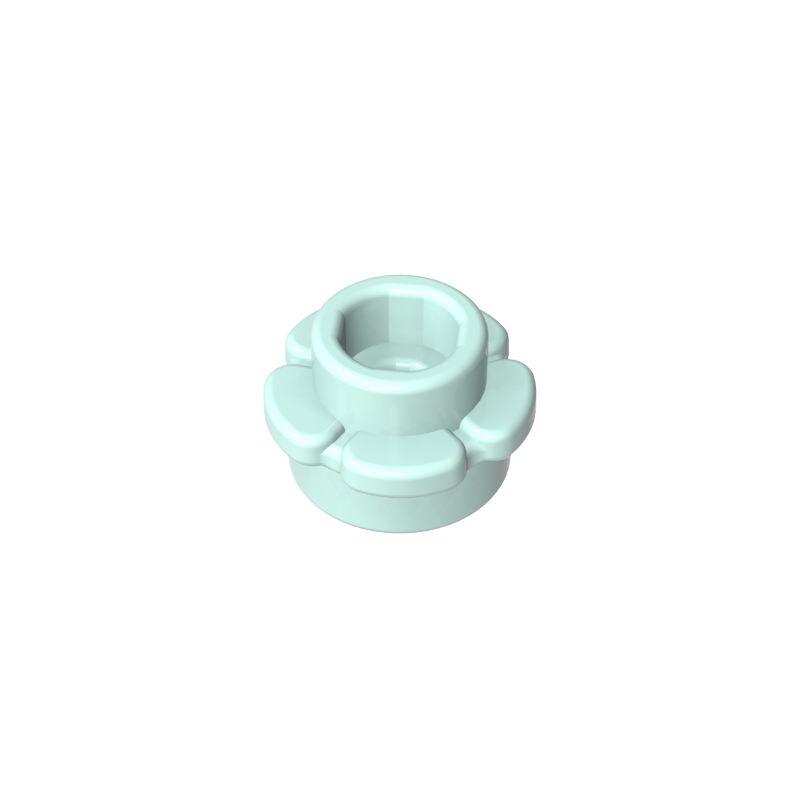 24866 | Plate, Round 1 x 1 with Flower Edge (5 Petals)