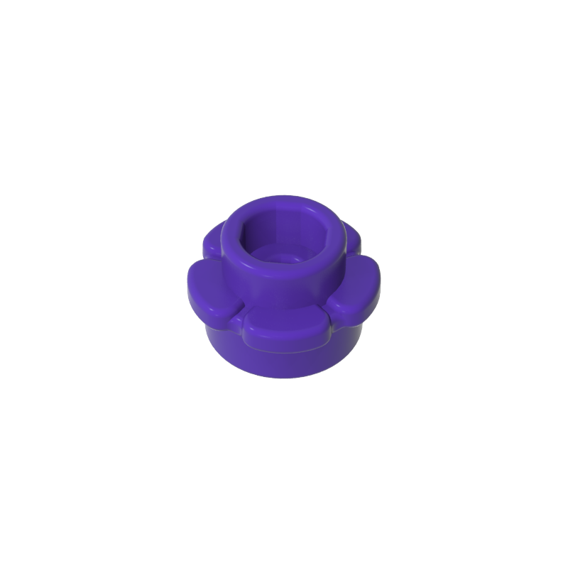 24866 | Plate, Round 1 x 1 with Flower Edge (5 Petals)