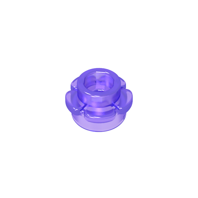 24866 | Plate, Round 1 x 1 with Flower Edge (5 Petals)