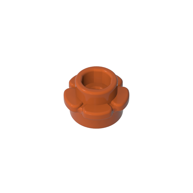 24866 | Plate, Round 1 x 1 with Flower Edge (5 Petals)