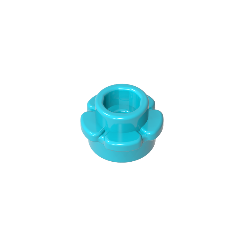 24866 | Plate, Round 1 x 1 with Flower Edge (5 Petals)