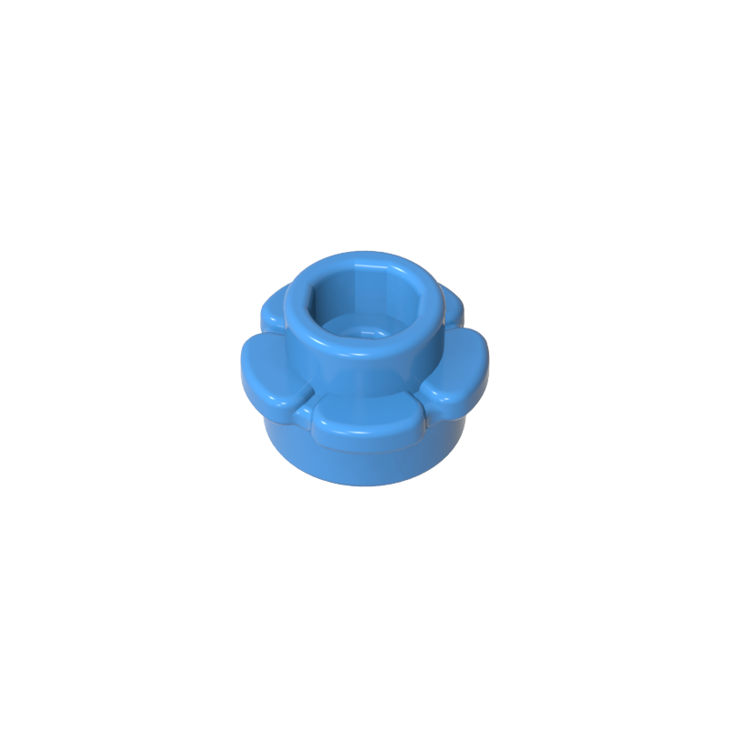 24866 | Plate, Round 1 x 1 with Flower Edge (5 Petals)