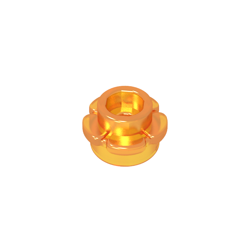 24866 | Plate, Round 1 x 1 with Flower Edge (5 Petals)