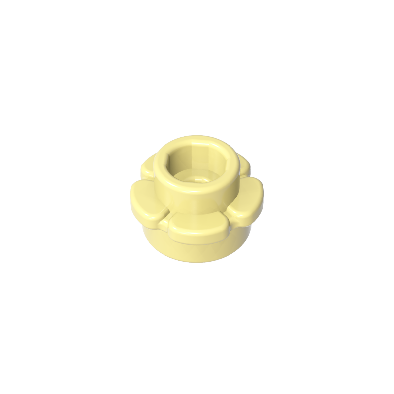 24866 | Plate, Round 1 x 1 with Flower Edge (5 Petals)