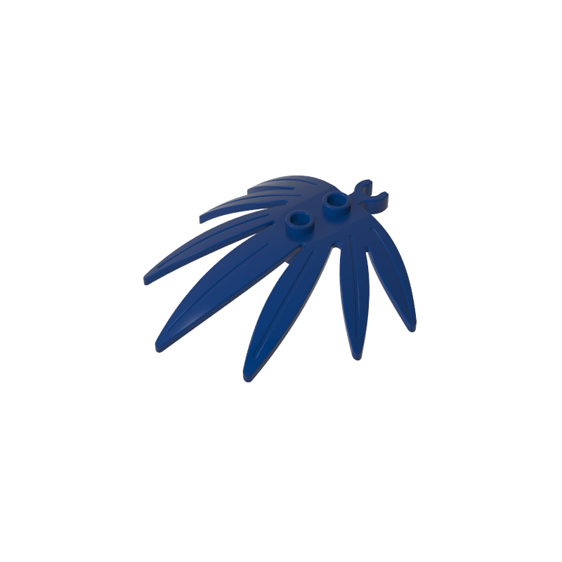 10884 | Plant Leaves 6 x 5 Swordleaf with Open O Clip Thick