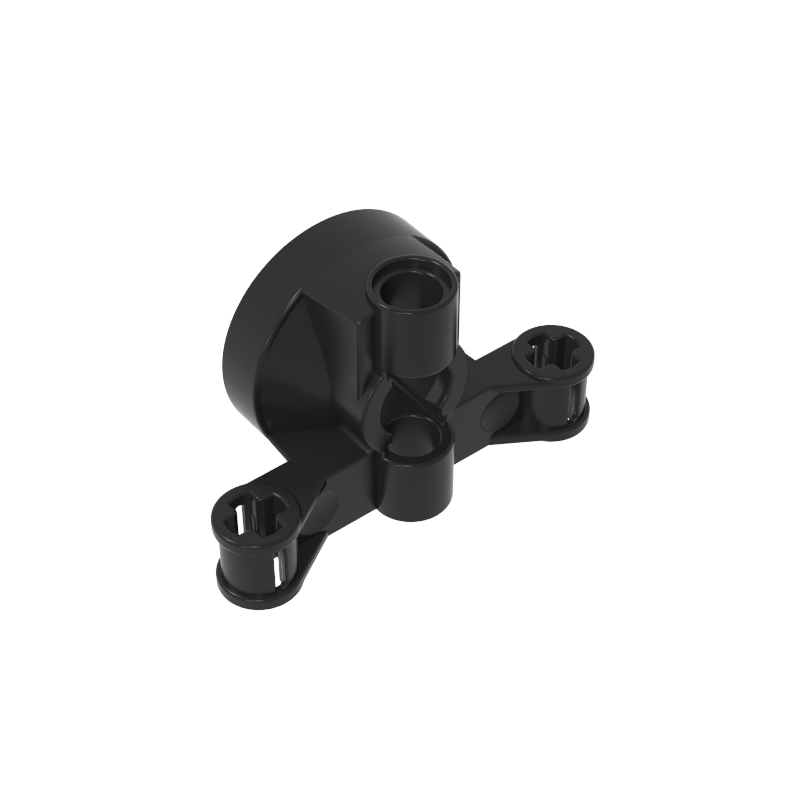 23801 | Technical Steering, Wheel Hub Holder with 2 Pin Holes and 2 Arms with Axle Holes with Slots