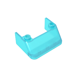 2437 | Windscreen 3 x 4 x 1 1/3 with 2 Studs on Top