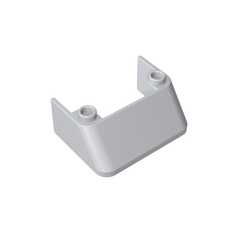 2437 | Windscreen 3 x 4 x 1 1/3 with 2 Studs on Top