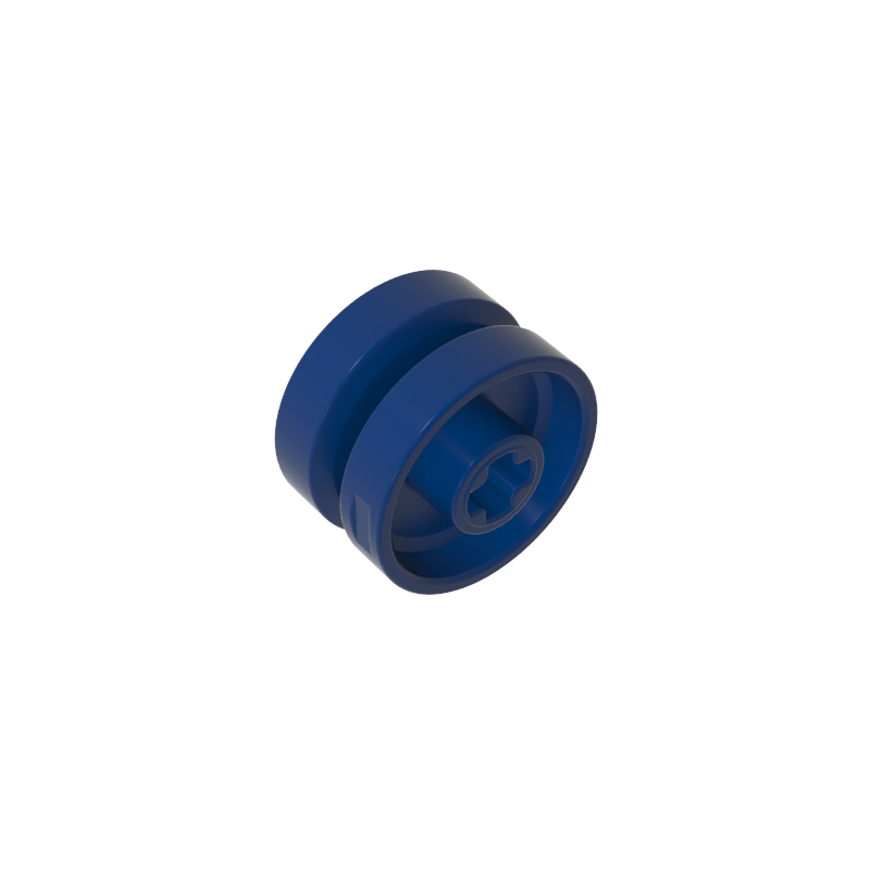 18976 | Wheel 18mm D. x 12mm with Axle Hole and Stud, Solid Brake Rotor Lines