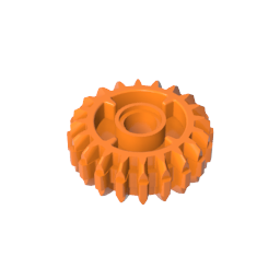 35185 | Technical Gear 20 Tooth Double Bevel with Clutch on Both Sides