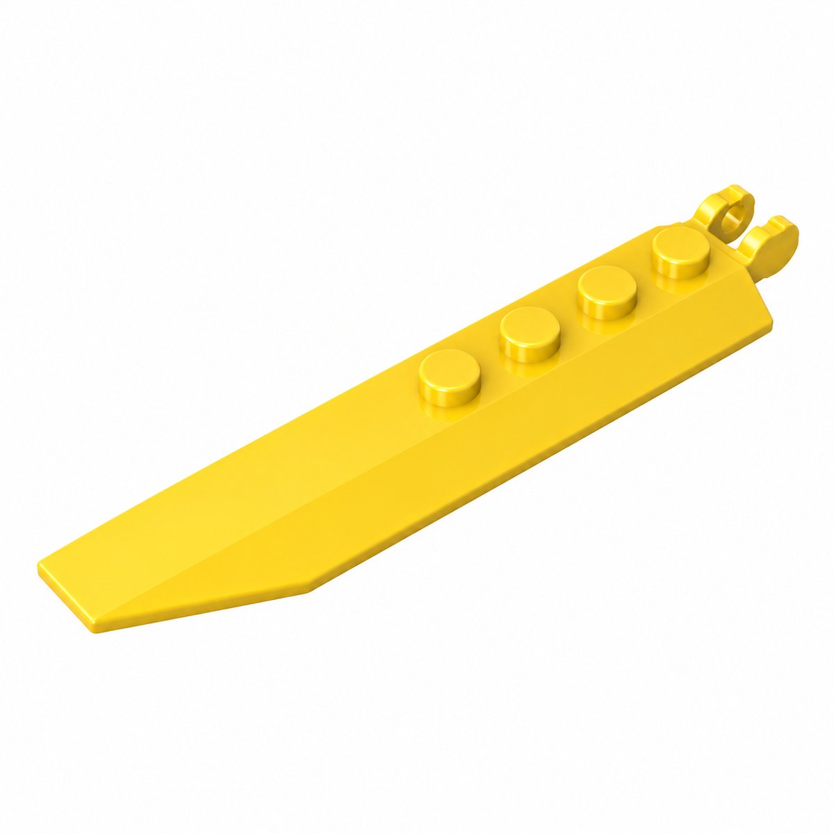 30407 | Hinge Plate 1 x 8 with Angled Side Extensions, Squared Plate Underside