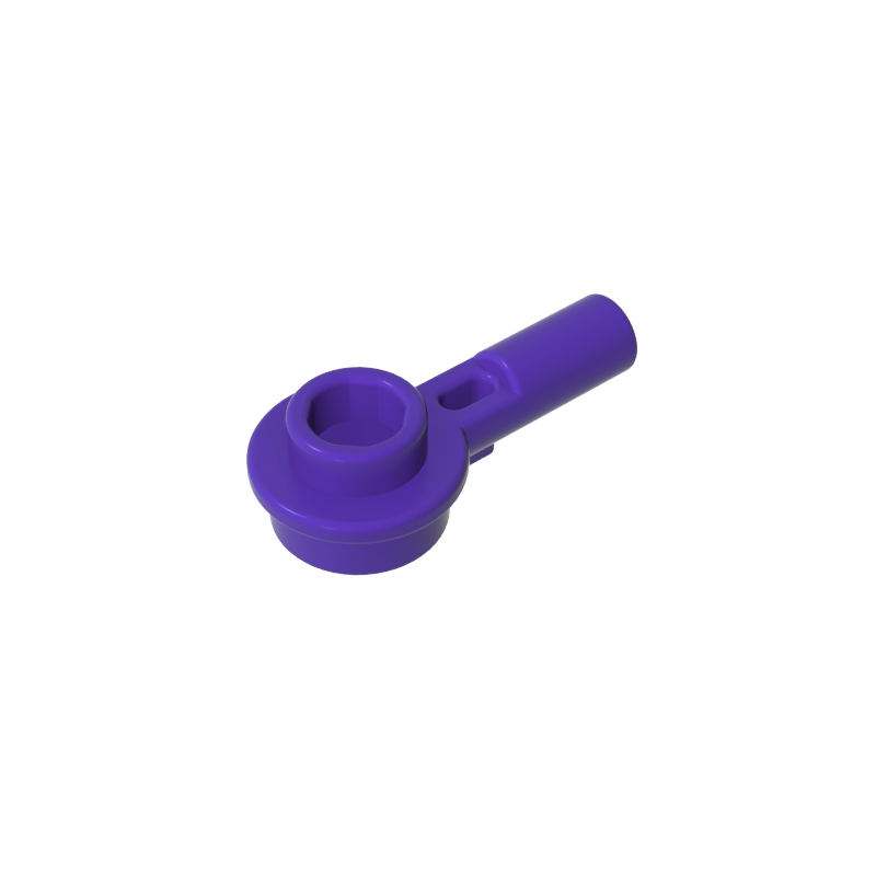 32828 | Bar 1L with 1 x 1 Round Plate with Hollow Stud