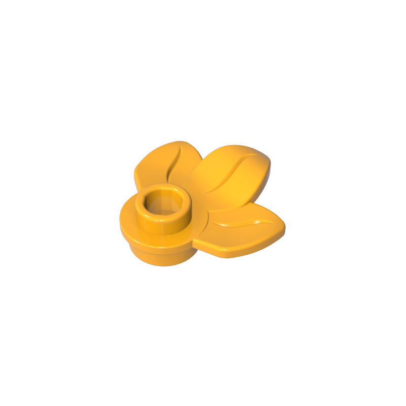 32607 | Plant Plate, Round 1 x 1 with 3 Leaves