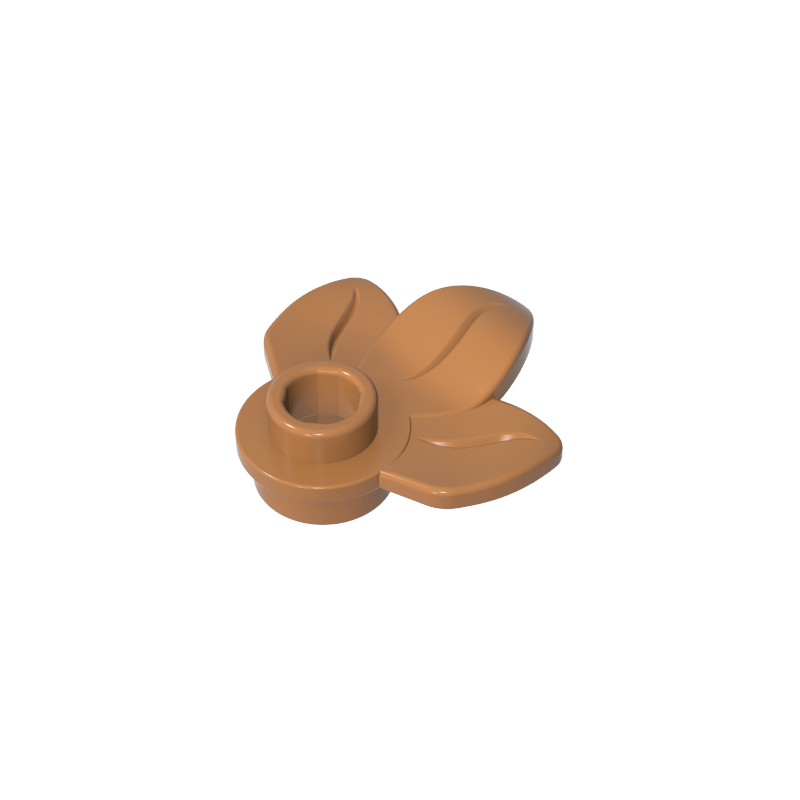 32607 | Plant Plate, Round 1 x 1 with 3 Leaves