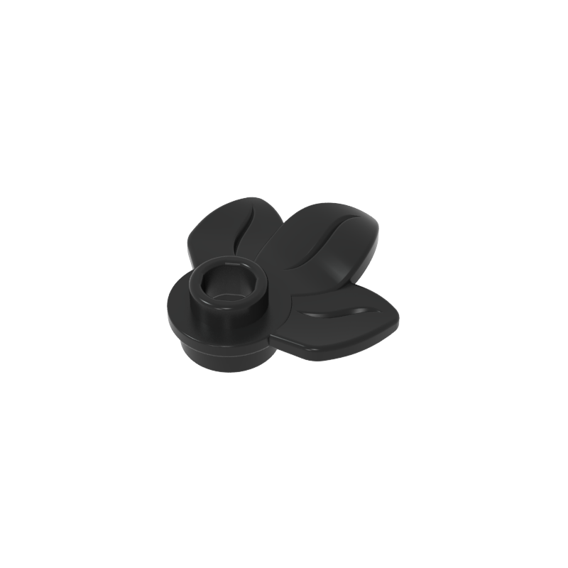32607 | Plant Plate, Round 1 x 1 with 3 Leaves