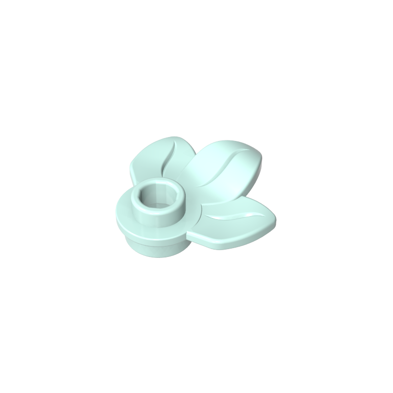 32607 | Plant Plate, Round 1 x 1 with 3 Leaves
