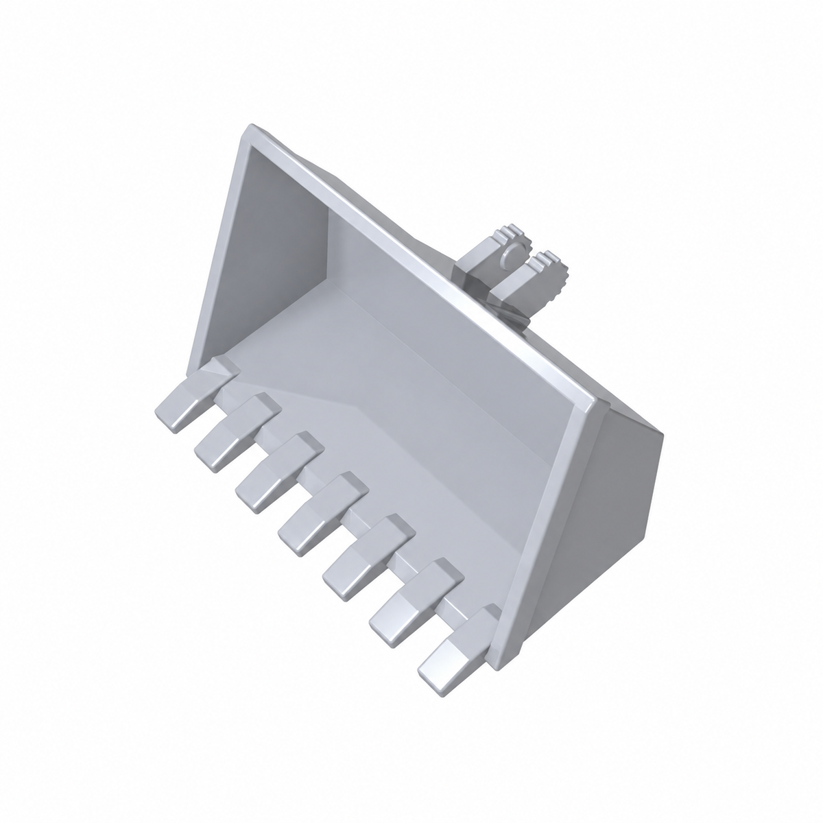 30394 | Vehicle, Digger Bucket 7 Teeth 3 x 6 with Locking 2 Finger Hinge