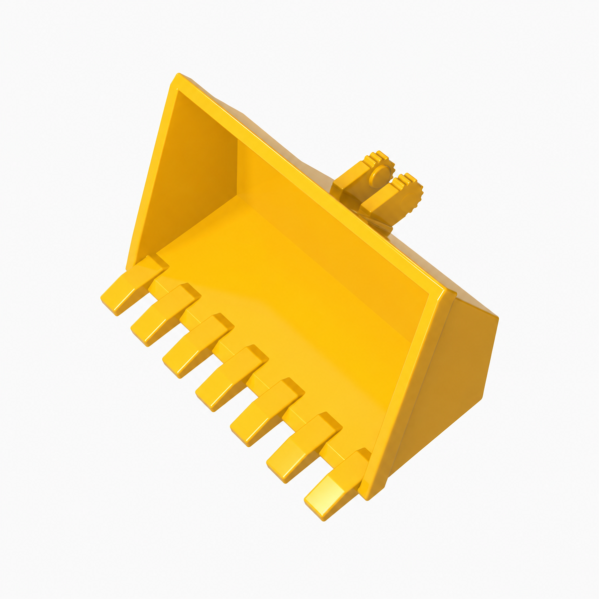 30394 | Vehicle, Digger Bucket 7 Teeth 3 x 6 with Locking 2 Finger Hinge