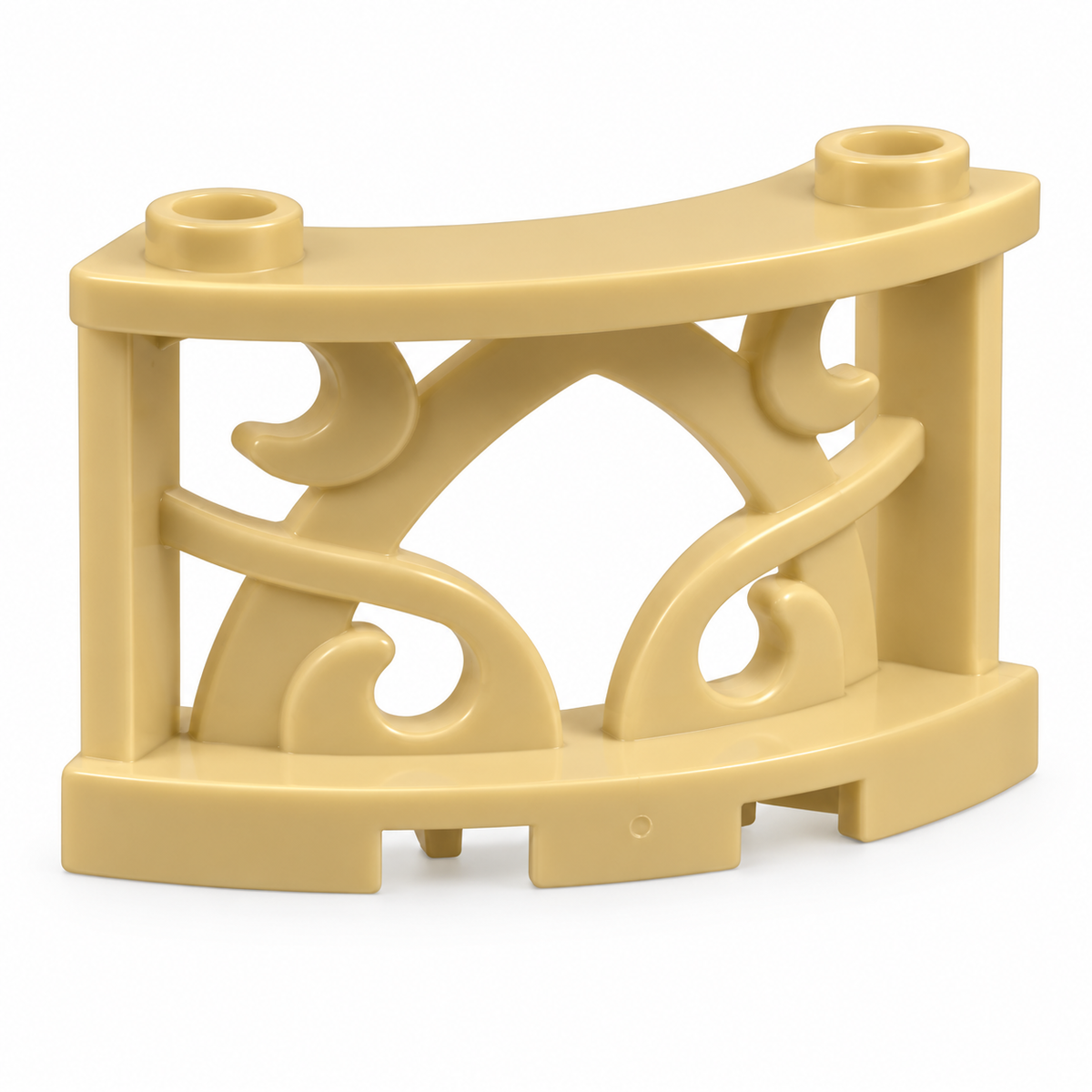 41823 | Fence 3 x 3 x 2 Quarter Round Ornamental with 2 Studs