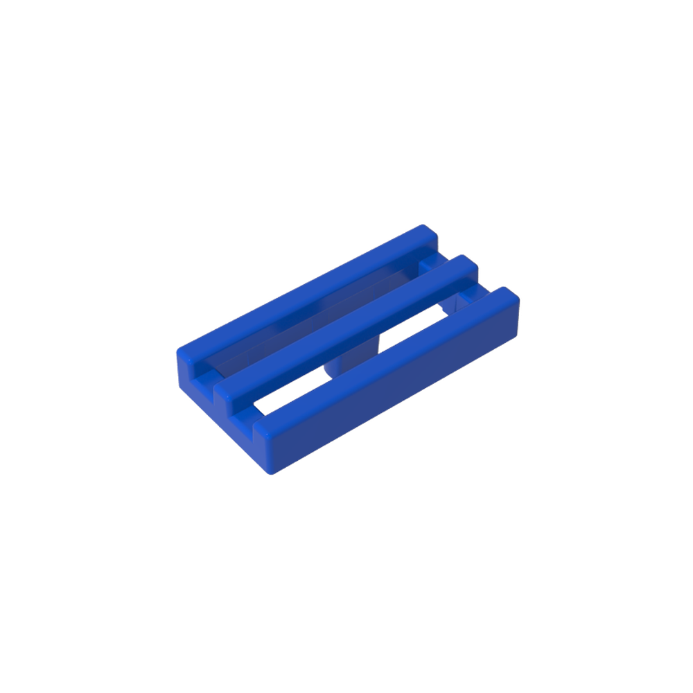 2412b | Tile, Modified 1 x 2 Grille without Bottom Groove / Lip
