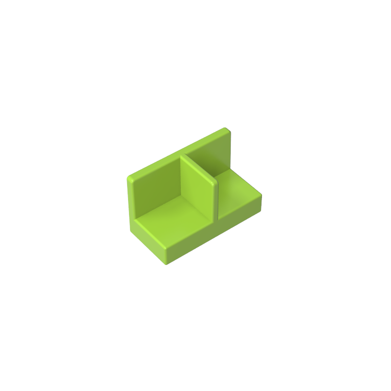 93095 | Panel 1 x 2 x 1 with Rounded Corners and Center Divider