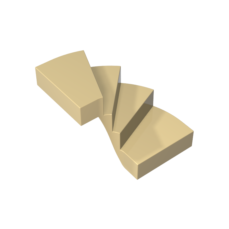 28466 | Stairs 6 x 6 x 4 Curved