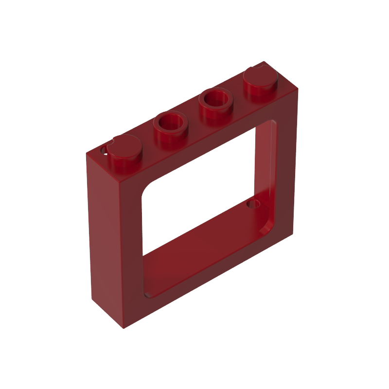 6556 | Window 1 x 4 x 3 Train - 2 Hollow Studs and 2 Solid Studs