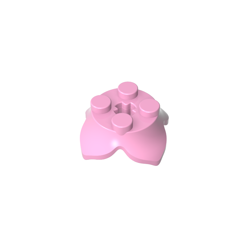 15469 | Plant Leaves 2 x 2 with 4 Petals and Axle Hole