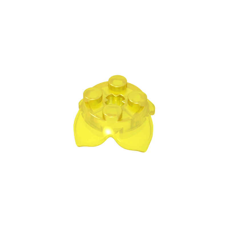 15469 | Plant Leaves 2 x 2 with 4 Petals and Axle Hole