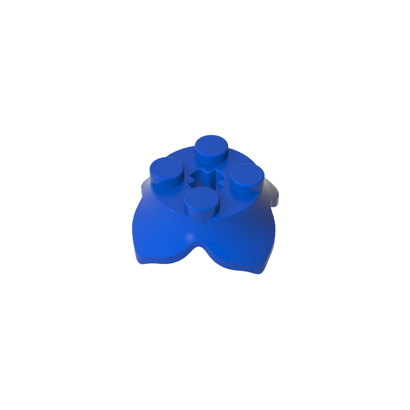 15469 | Plant Leaves 2 x 2 with 4 Petals and Axle Hole