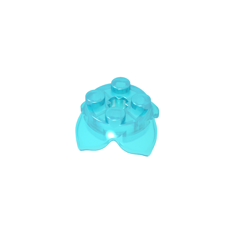 15469 | Plant Leaves 2 x 2 with 4 Petals and Axle Hole