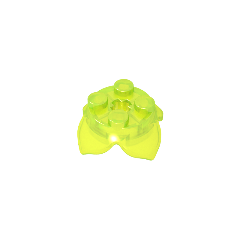 15469 | Plant Leaves 2 x 2 with 4 Petals and Axle Hole