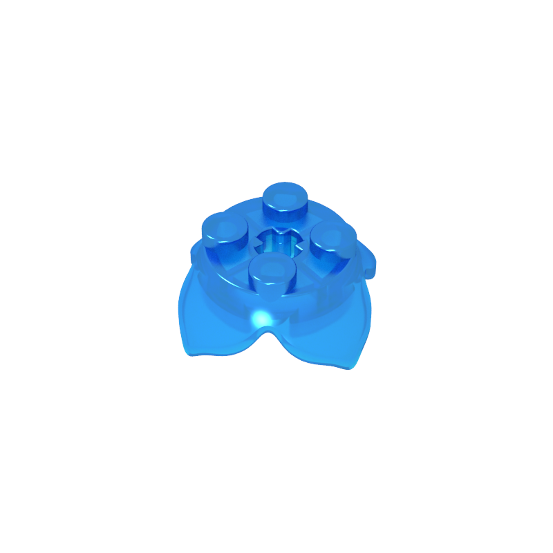 15469 | Plant Leaves 2 x 2 with 4 Petals and Axle Hole
