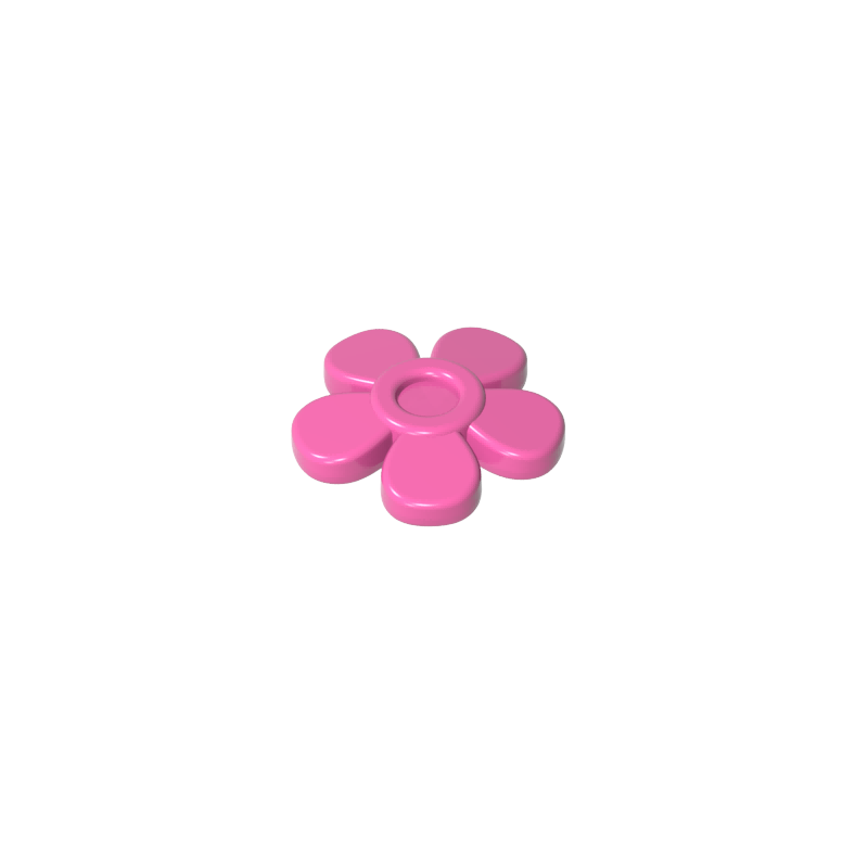 96483 | Friends Accessories Hair Decoration, Flower with Smooth Petals and Small Pin
