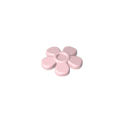 96483 | Friends Accessories Hair Decoration, Flower with Smooth Petals and Small Pin