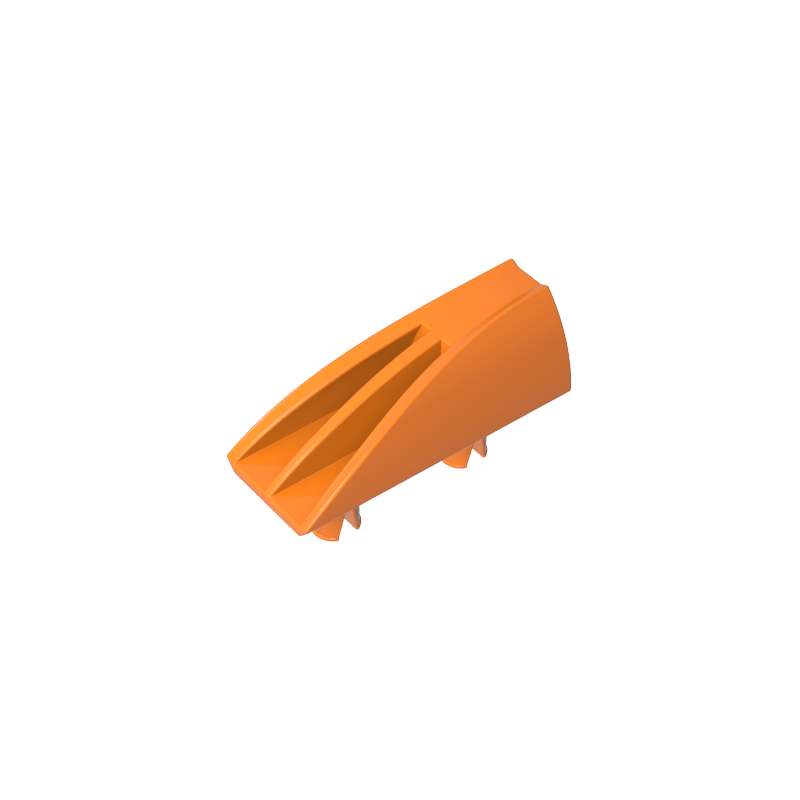 30647 | Vehicle, Fairing 1 x 4 Side Flaring Intake with 2 Pins