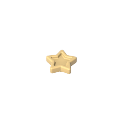 96489 | Friends Accessories Hair Decoration, Star with Small Pin