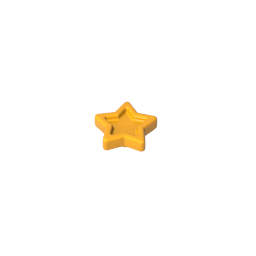 96489 | Friends Accessories Hair Decoration, Star with Small Pin