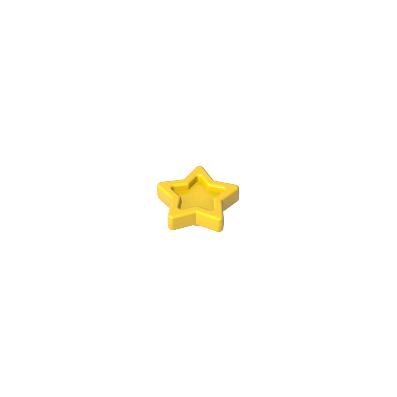 96489 | Friends Accessories Hair Decoration, Star with Small Pin