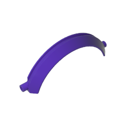 71689 | Technical Panel Car Mudguard Arched 13 x 2 x 5 Half Circle