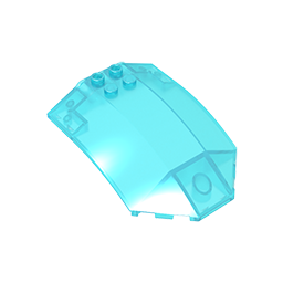 41751 | Windscreen 8 x 6 x 2 Curved Sloped Sides