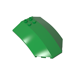 41751 | Windscreen 8 x 6 x 2 Curved Sloped Sides