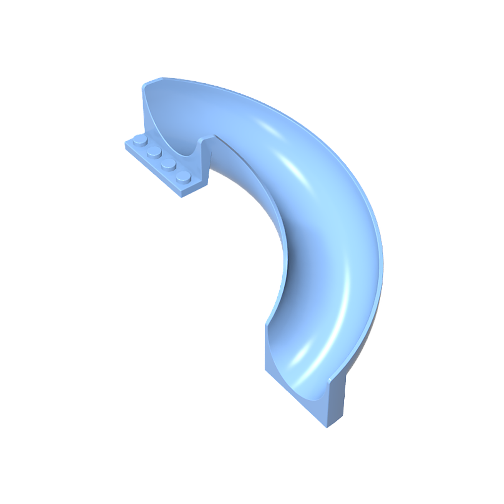 11267 | Slide Playground 7 x 12 x 8 1/3 Curved 180 degrees
