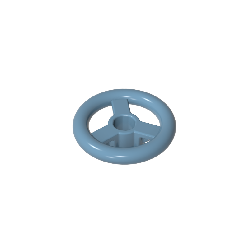 16091 | Vehicle, Steering Wheel Small, 2 Studs Diameter